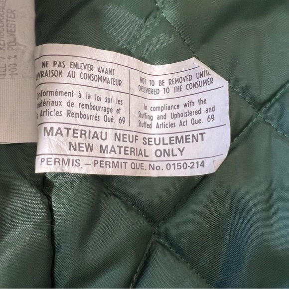 MacGregor Centennial Varsity Jacket Aureus Limited Green Brown Wool Leather Larg - Picture 6 of 9